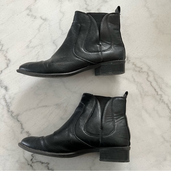 Retro Jupiter ankle boots in black size 7.5- Nine West - Picture 7 of 9